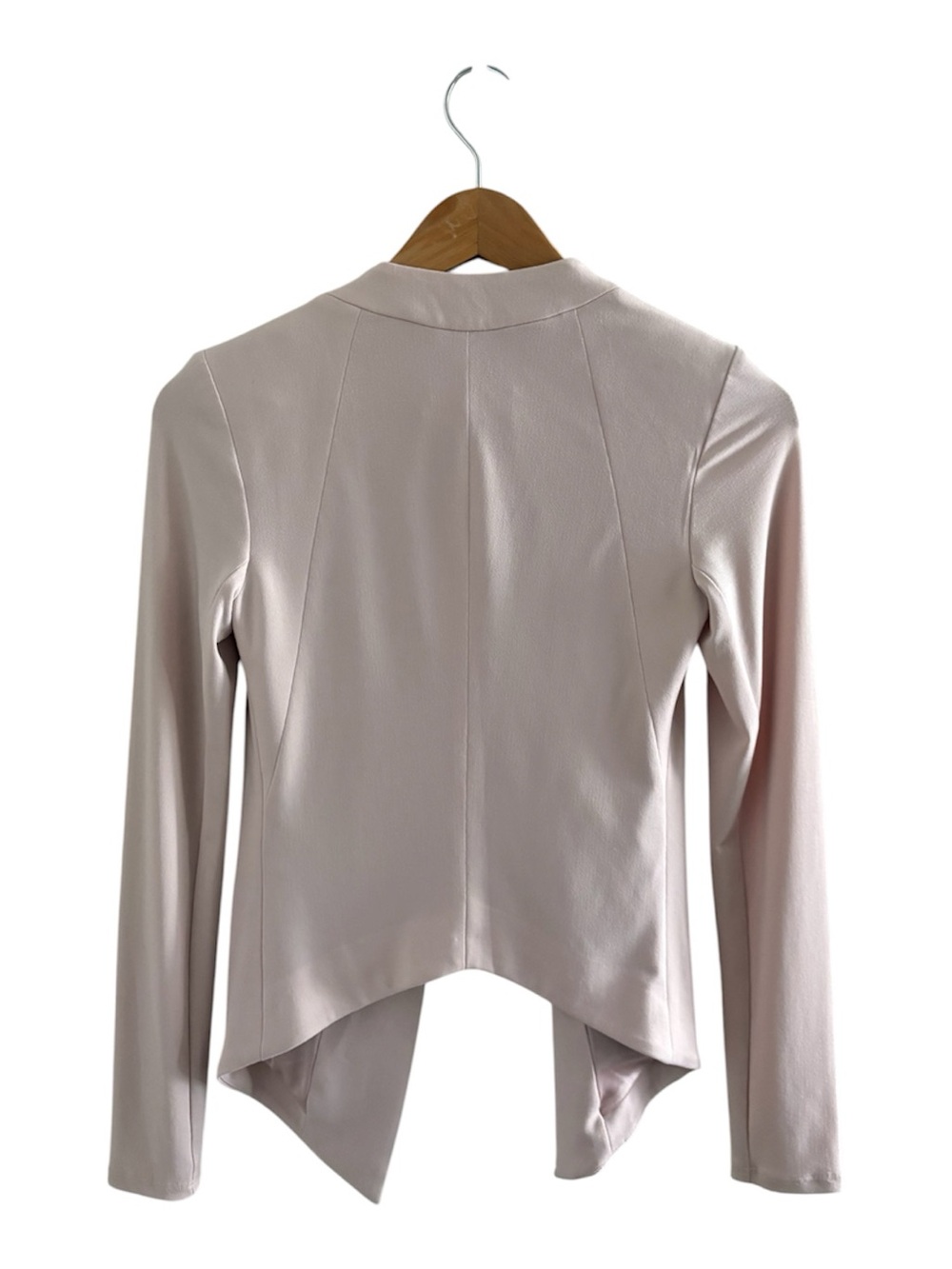 BCBGMAXAZRIA Blush Pink Open Front Jacket - Picture 7 of 7